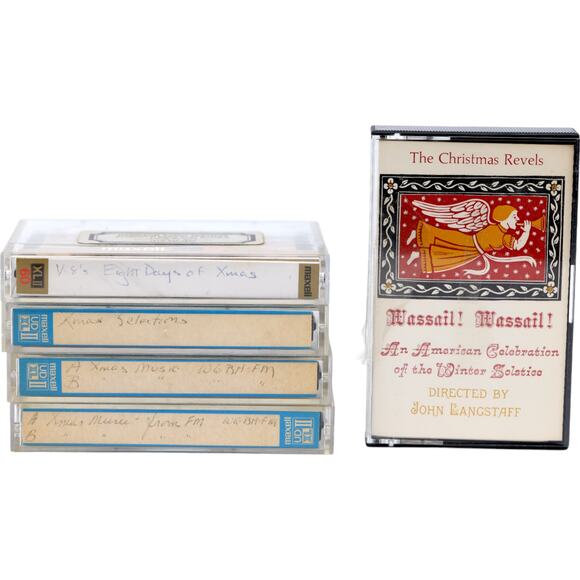Christmas Cassette Tapes [Lot of 5] - Picture 1 of 5